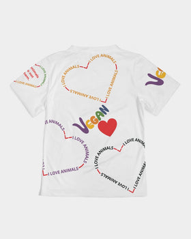 Vegan Heart Girls Tee - 0