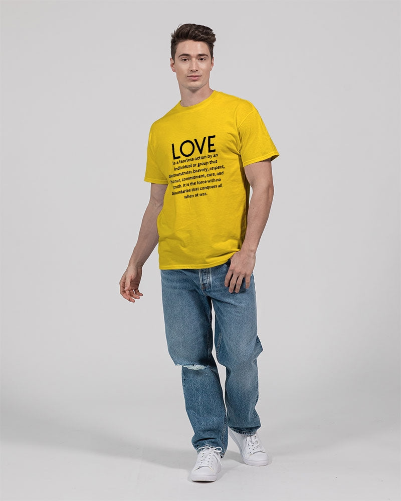 LOVE IS Men's Cotton T-Shirt - 0