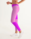 Pink Pink Ladies Yoga Pants-3