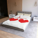 Lovers Hearts (Twin/XL Twin) Microfiber Duvet-4