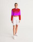 Cardio Hot Ladies Cropped Sweatshirt-6