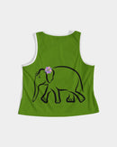 Eat Like A Giant Ladies  Cropped Tank-8
