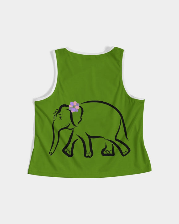 Eat Like A Giant Ladies  Cropped Tank