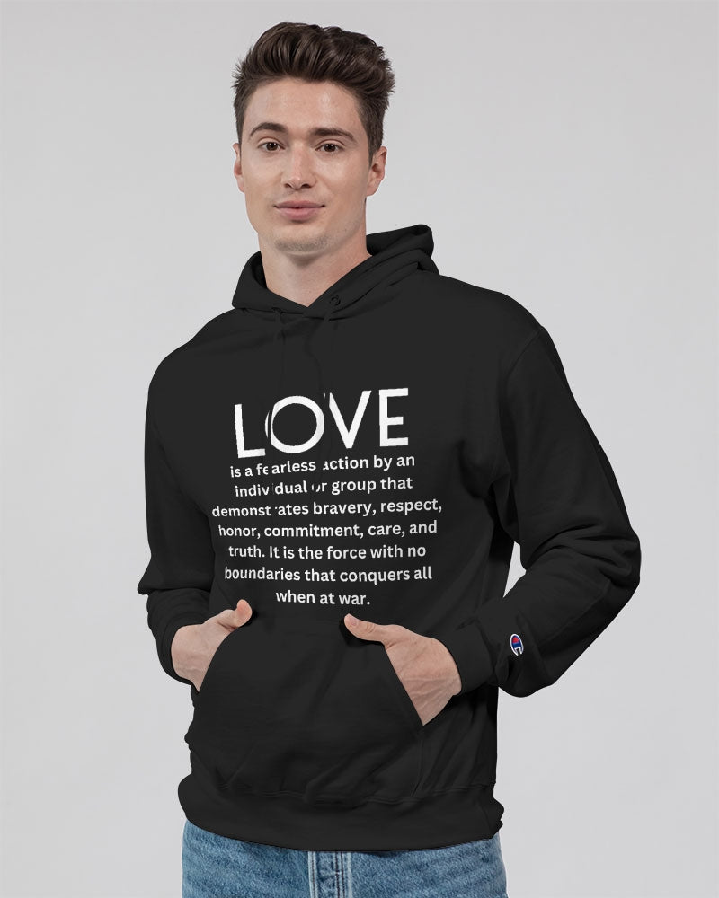 LOVE IS Men's Hoodie | Champion