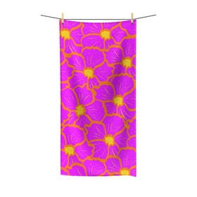 Cali Flower Polycotton Towel