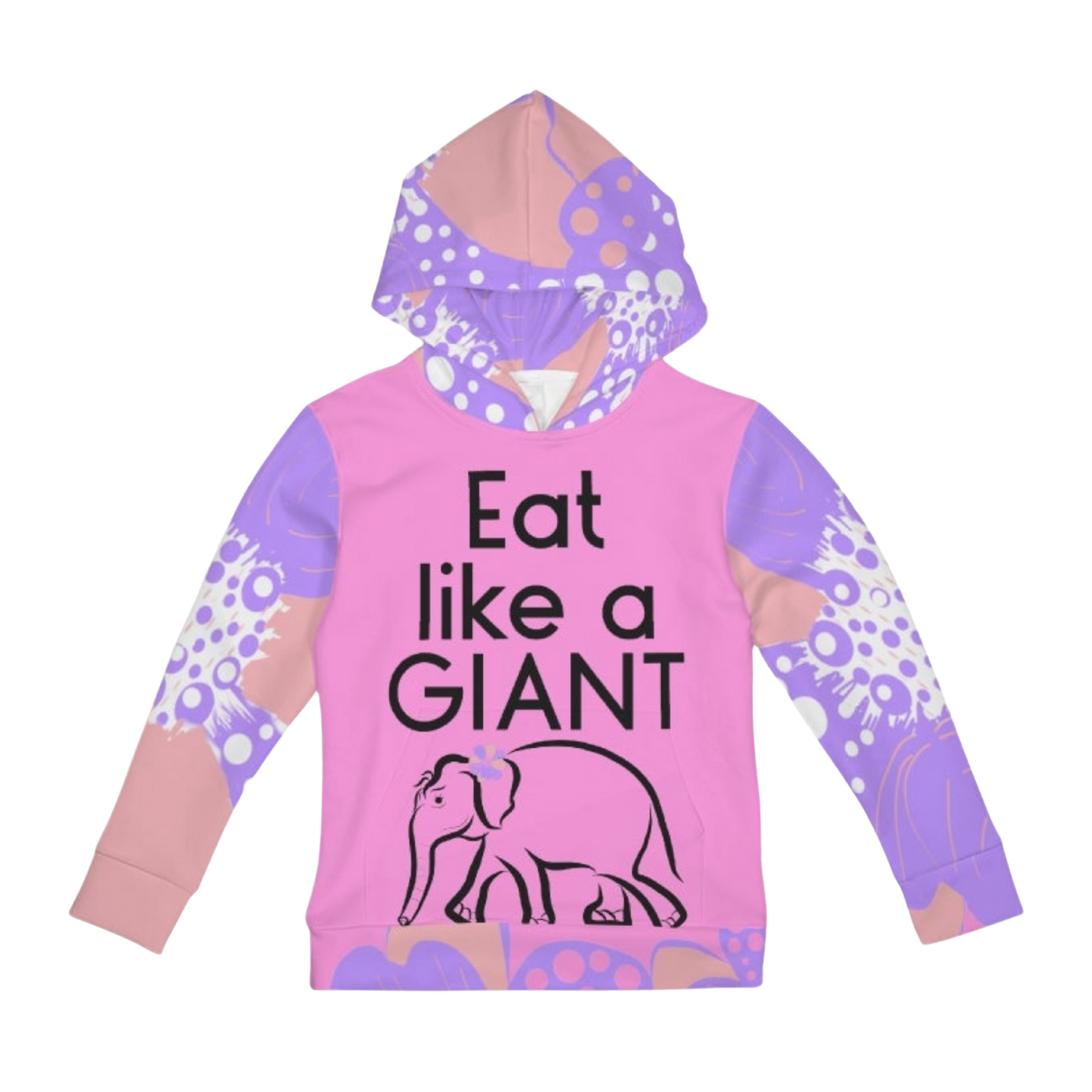 Eat Like a Giant Girls Hoodie