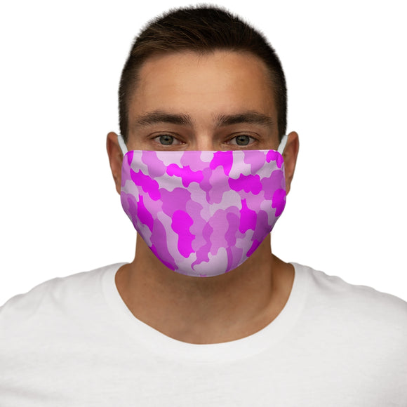 Pink Fusion Snug-Fit Polyester Face Mask