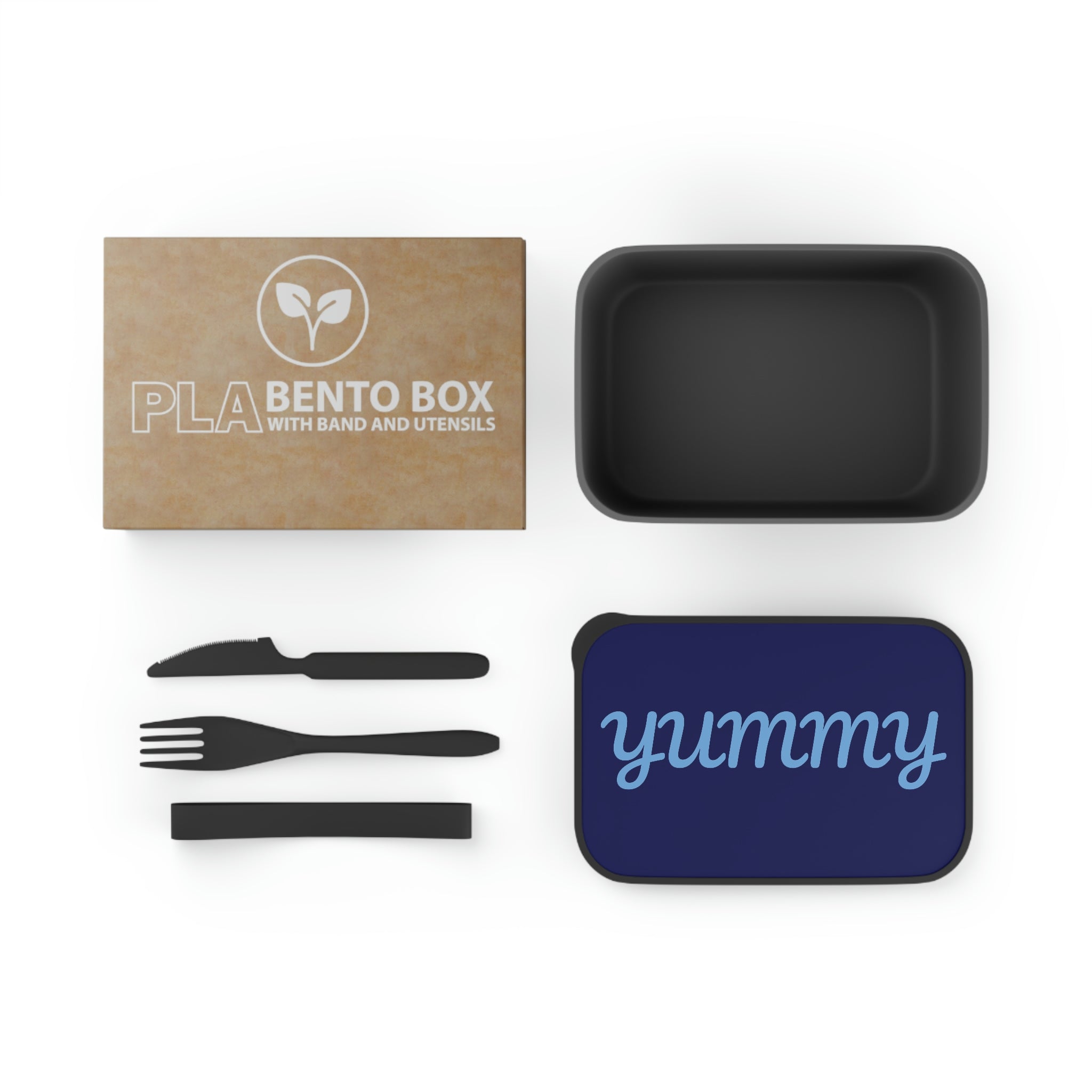 PLA YUMMY Bento Box+Band+Utensils