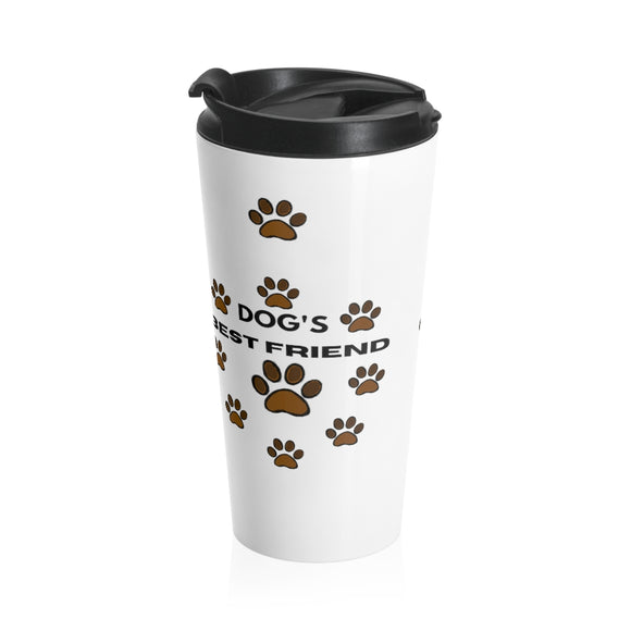 Dog's Best Friend Stainless Steel Travel Mug