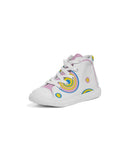 Cutey Pastel Smile Girls Hightop Canvas Shoes-6