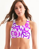 Love Flower Ladies Seamless Sports Bra-1