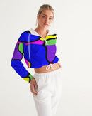 Tibetan Apple Ladies Cropped Windbreaker-4