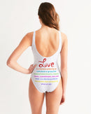 LOVE IS Ladies One-Piece Swimsuit-3