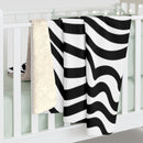 Zebra Print Sherpa Fleece Blanket-4