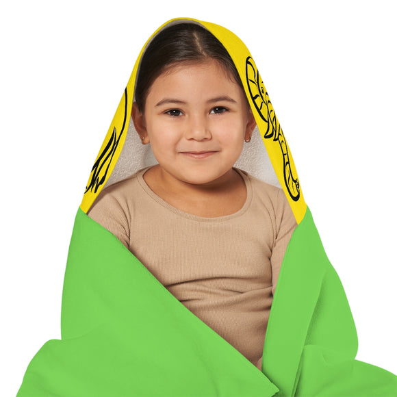 I LOVE ANIMALS Kids Hooded Towel