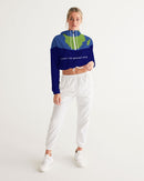 Love Is The Greatest Religion Ladies Cropped Windbreaker-6