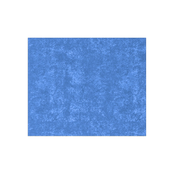 NC BLUE Crushed Velvet Blanket