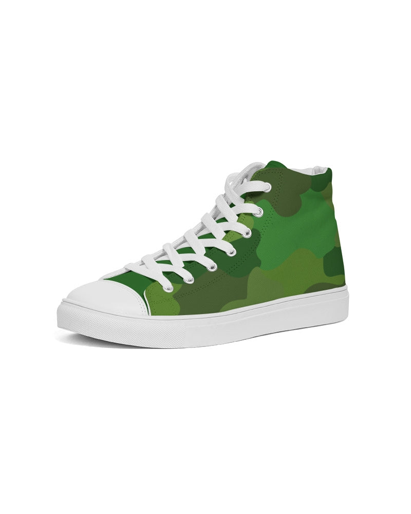 Green Fusion Men's Hightop Canvas Shoe