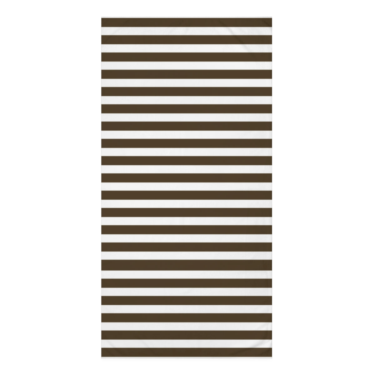 Black /White Stripe Mink-Cotton Towel