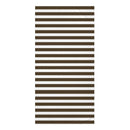 Black /White Stripe Mink-Cotton Towel-3