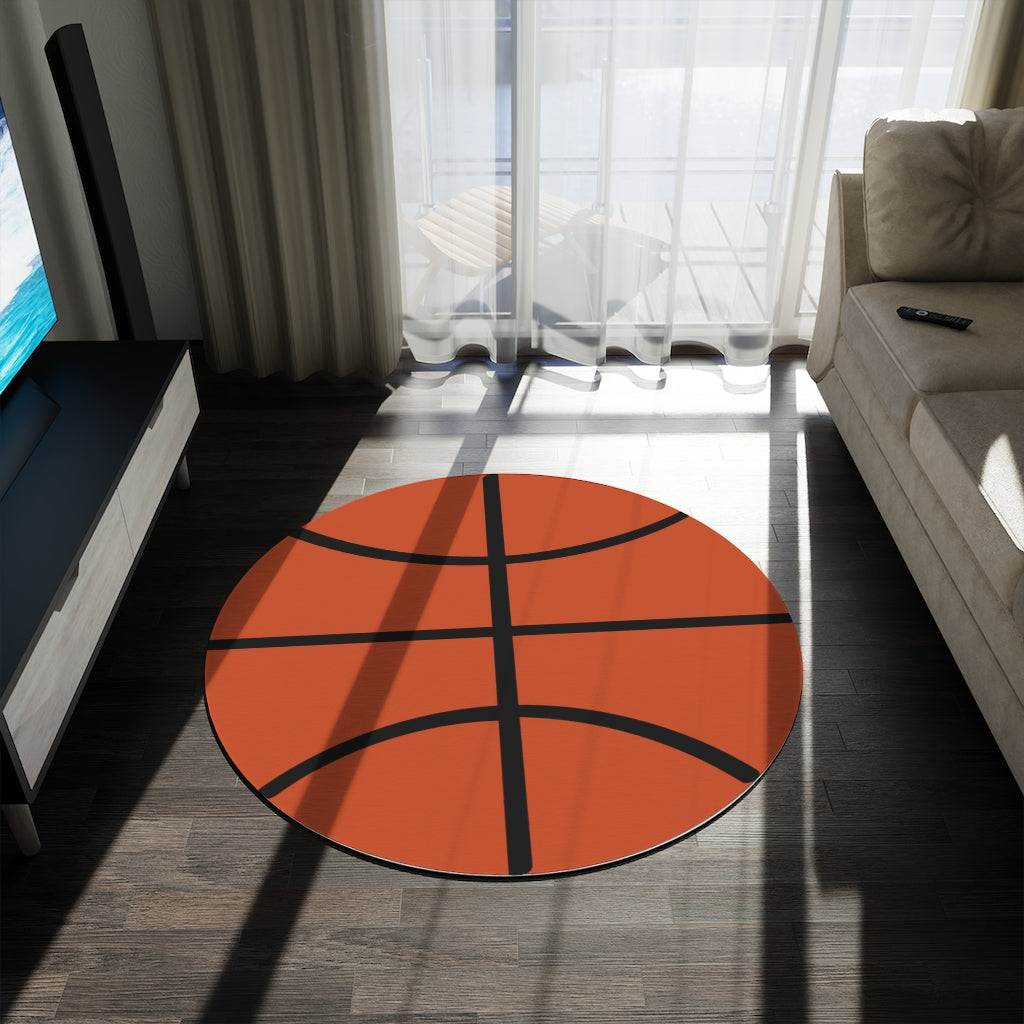 Basketball Round Rug - 0