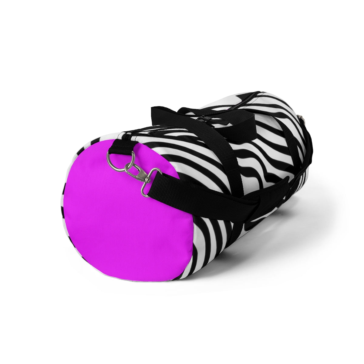 Hot Pink Zebra Print Duffel Bag - 0