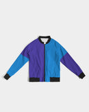 Blue Turqu Ladies Bomber Jacket-7