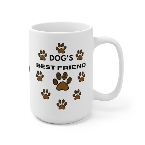 Dog's Best Friend Ceramic Mug 15oz