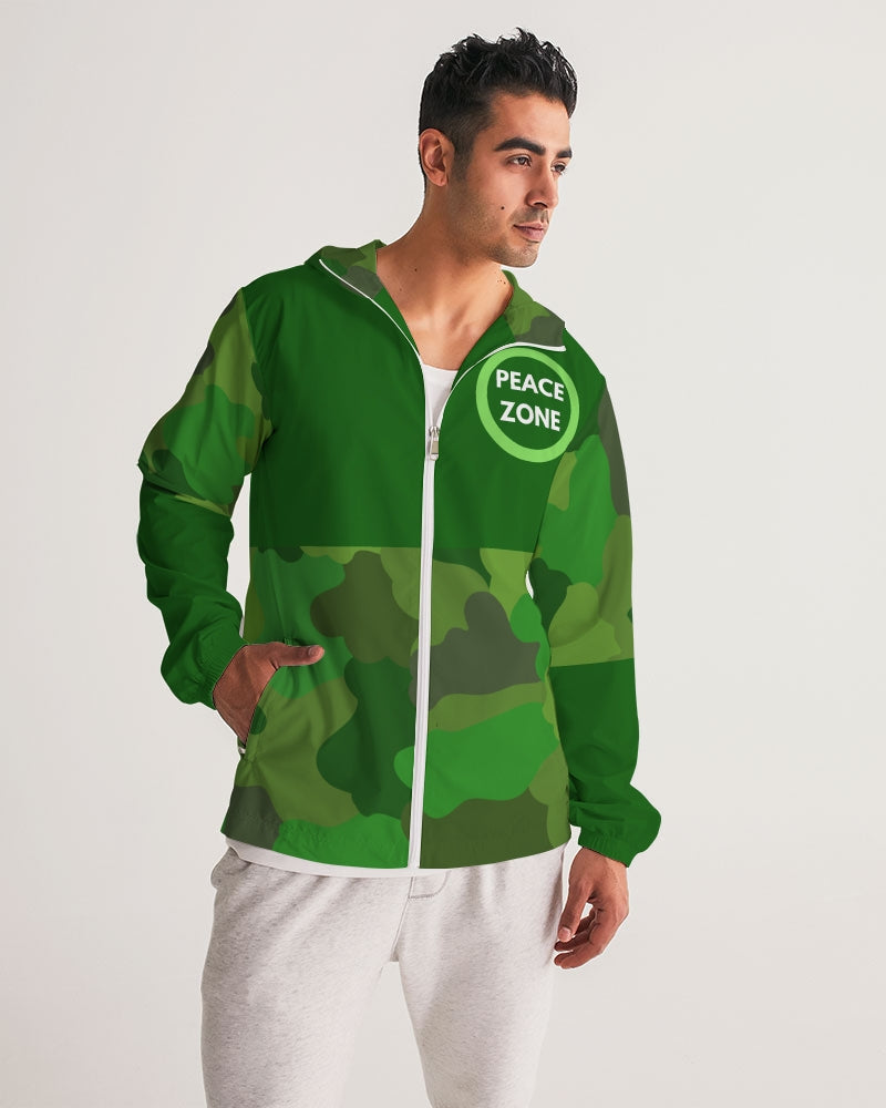 Green Fusion Men's Windbreaker