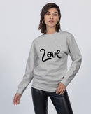 JUST LOVE Ladies Crewneck Sweatshirt-17