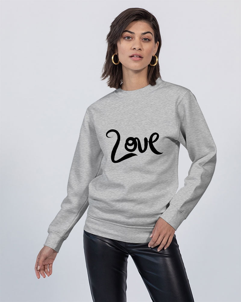 JUST LOVE Ladies Crewneck Sweatshirt