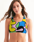 Color Wind Ladies Seamless Sports Bra-1