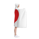 Big Red Heart Hooded Blanket-3