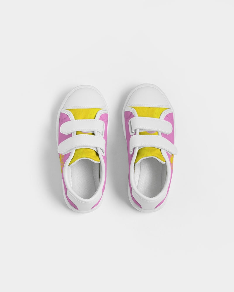 Sunflower Pink Girls Velcro Sneaker
