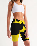 Bumble Bee Ladies Mid-Rise Bike Shorts-3