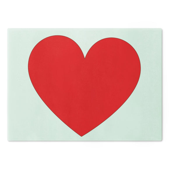 Big Red Heart Cutting Board