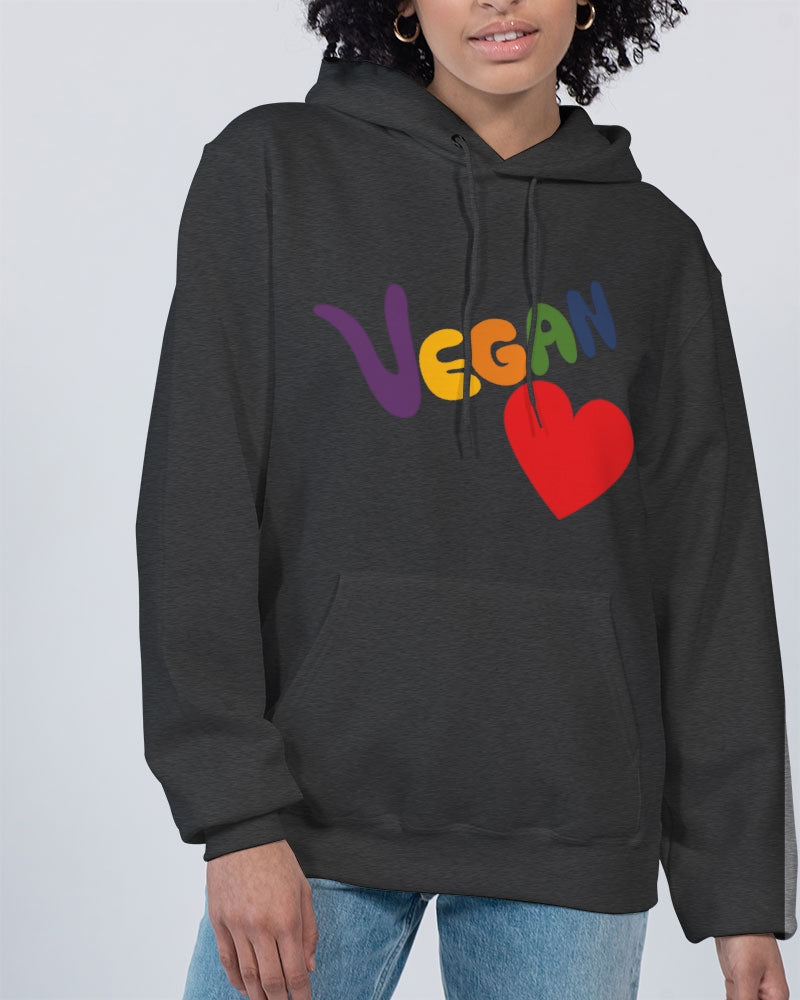 Vegan Heart Ladies Hoodie | Champion - 0