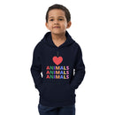 I LOVE ANIMALS Boys HOODIE-1
