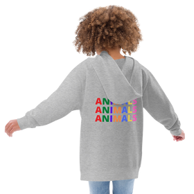 I LOVE ANIMALS Boys Fleece Hoodie - 0
