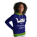 Love Is The Greatest Religion Ladies Hoodie-6