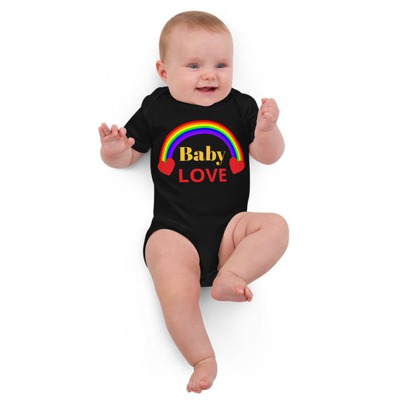 BABY LOVE Organic Cotton Baby Bodysuit