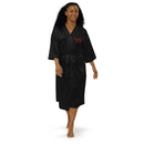 Lovers Embroidered Satin Robe-1
