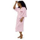 Lovers Embroidered Satin Robe-7