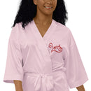 Lovers Embroidered Satin Robe-8