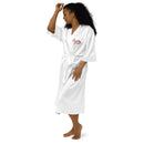 Lovers Embroidered Satin Robe-11