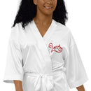 Lovers Embroidered Satin Robe-12