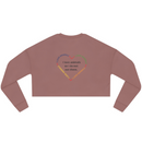 Vegan Heart Ladies Cropped Sweatshirt-5