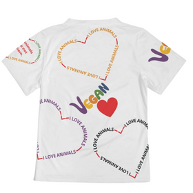 Vegan Heart Boys Tee - 0