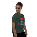 I LOVE ANIMALS Girls Short Sleeve T-Shirt-12