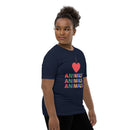 I LOVE ANIMALS Girls Short Sleeve T-Shirt-4